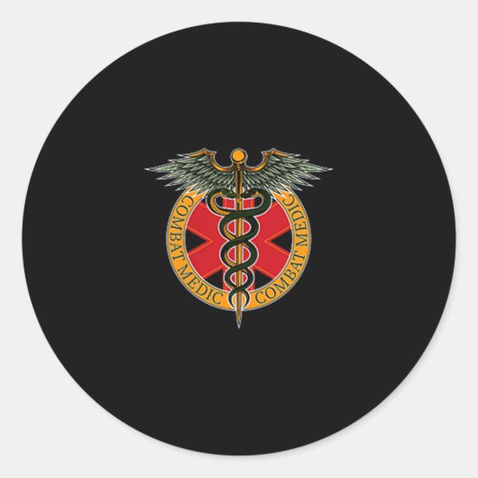 Veteranen des Krieges gegen den Medizinsoldaten Runder Aufkleber (Vorderseite)