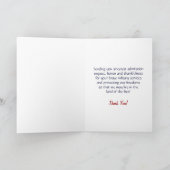 Veteranen des Veteranen-Tags Karte (Innenseite)