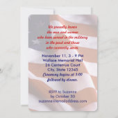 Veteranen-Feier, Flagge Einladung (Rückseite)