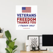 Veteranen, Freiheit danke dir. Poster (Heimbüro)