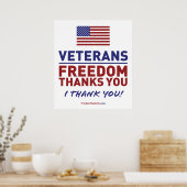 Veteranen, Freiheit danke dir. Poster (Küche)