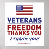 Veteranen, Freiheit danke dir. Poster (Vorne)