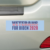 Veteranen für Biden 2020 Autoaufkleber (Auf Auto)