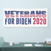 Veteranen für Biden 2020 Banner (Messe)
