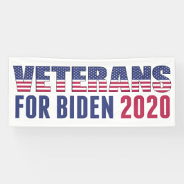 Veteranen für Biden 2020 Banner