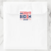 VETERANEN FÜR BIDEN 2020 QUADRATISCHER AUFKLEBER (Tasche)