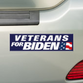 Veteranen für Biden 2024 Autoaufkleber (Auf Auto)