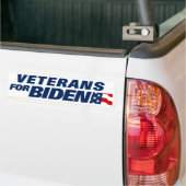 Veteranen für Biden 2024 Autoaufkleber (Auf Lkw)