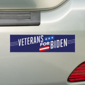 Veteranen für Biden 2024 Autoaufkleber (Auf Auto)