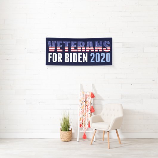 Veteranen für Biden Banner (Insitu)