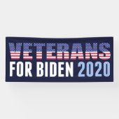 Veteranen für Biden Banner (Horizontal)