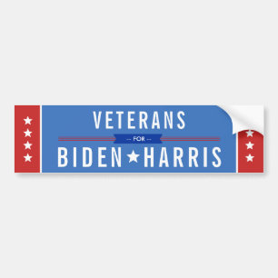 VETERANEN FÜR BIDEN HARRIS 2020 PRÄSIDENT AUTOAUFKLEBER
