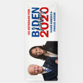 Veteranen für Biden Harris 2020 Wahlbanner Banner (Vertikal)