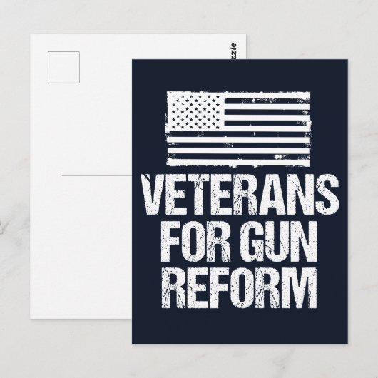 Veteranen für die Reform des Waffenrechts Postkarte (Vorne/Hinten)