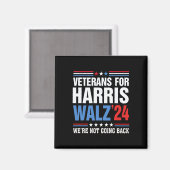 Veteranen für Harris Wheimer 2024 Harris Waltz Magnet (Vorderseite/Rückseite)