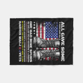 Veteranen für Harris Wheimer 2024 Militärvets Aga Fleecedecke (Vorderseite (Horizontal))