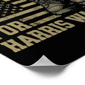 Veteranen für Harris Wheimer Waltz 2024 Präsidenti Poster (Ecke)