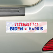 VETERANEN FÜR JOE BIDEN & KAMALA HARRIS 2020 AUTOAUFKLEBER (Auf Auto)