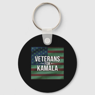 Veteranen für Kamala Harris 2024 Schlüsselanhänger