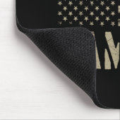 Veteranen für Kamala Harris 2024 - US-Flagge Mousepad (Ecke)