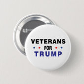 Veteranen für Trump Button (Vorne & Hinten)