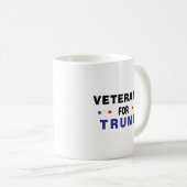 Veteranen für Trump Kaffeetasse (VorderseiteRechts)