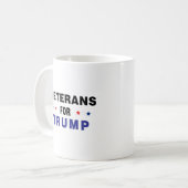 Veteranen für Trump Kaffeetasse (Vorderseite Links)