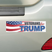 Veteranen für Trump Patriotische amerikanische Fla Autoaufkleber (Auf Auto)