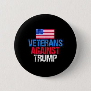 Veteranen gegen Donald Trump Button
