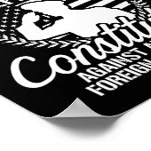 Veteranen gegen Trump 2020 Wahlen in den USA Poster (Ecke)