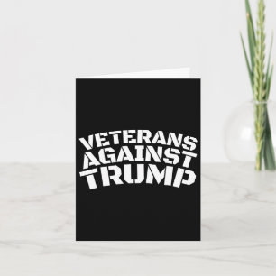 Veteranen gegen Trump-Anti-Trump-Veteranen gegen Karte