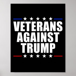 Veteranen gegen Trump-Anti-Trump-Veteranen gegen Poster