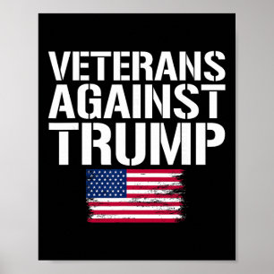 Veteranen gegen Trump Anti-trump Veteranen gegen Poster