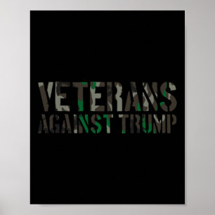 Veteranen gegen Trump Anti-trump Veteranen gegen Poster