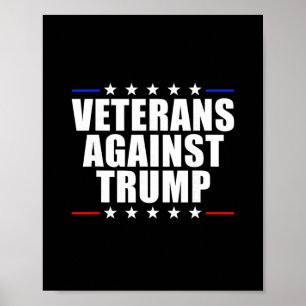 Veteranen gegen Trump Anti-trump Veteranen gegen Poster