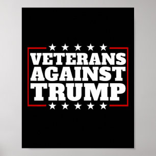 Veteranen gegen Trump Anti-trump Veteranen gegen Poster