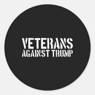 Veteranen gegen Trump Anti-trump Veteranen Gegen Runder Aufkleber