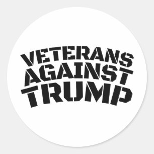 Veteranen gegen Trump Anti-Trump Veteranen gegen Runder Aufkleber