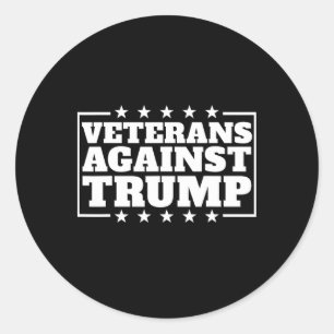 Veteranen gegen Trump-Anti-Trump-Veteranen gegen Runder Aufkleber