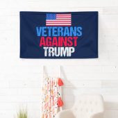 Veteranen gegen Trump Banner (Insitu)