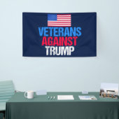 Veteranen gegen Trump Banner (Messeveranstaltung)