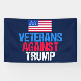 Veteranen gegen Trump Banner