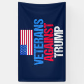 Veteranen gegen Trump Banner (Vertikal)