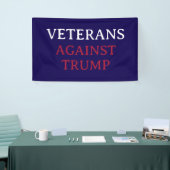 VETERANEN GEGEN TRUMP BANNER (Messeveranstaltung)