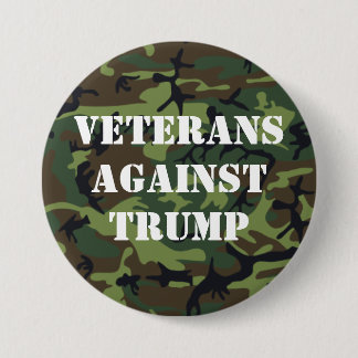 Veteranen gegen Trump Button