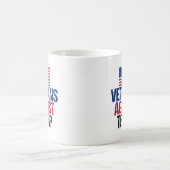 Veteranen gegen Trump Kaffeetasse (Mittel)
