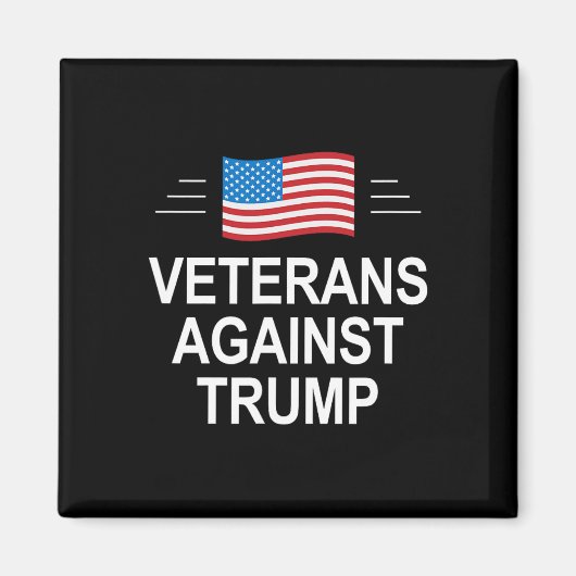 Veteranen gegen Trump -  Magnet (Vorne)