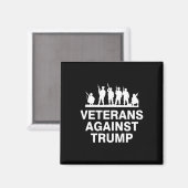 Veteranen gegen Trump Magnet (Vorderseite/Rückseite)