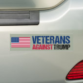 Veteranen gegen Trump Politisch Autoaufkleber (Auf Auto)