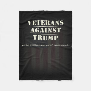 Veteranen gegen Trump - Protest Fleecedecke